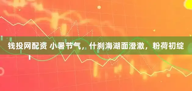 钱投网配资 小暑节气，什刹海湖面澄澈，粉荷初绽