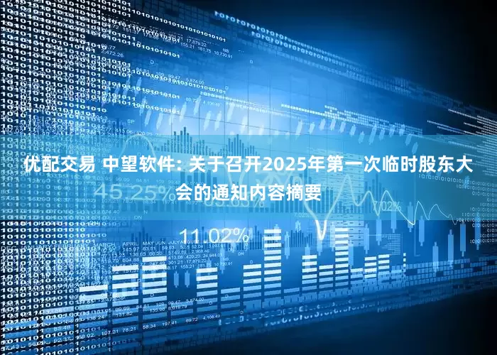 优配交易 中望软件: 关于召开2025年第一次临时股东大会的通知内容摘要
