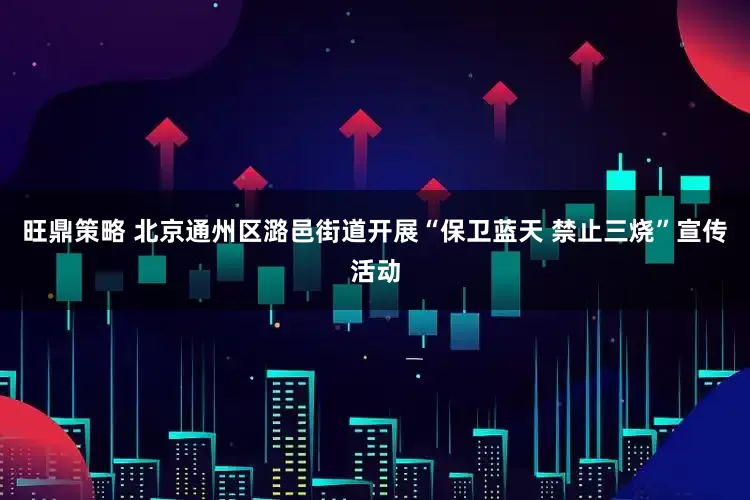 旺鼎策略 北京通州区潞邑街道开展“保卫蓝天 禁止三烧”宣传活动