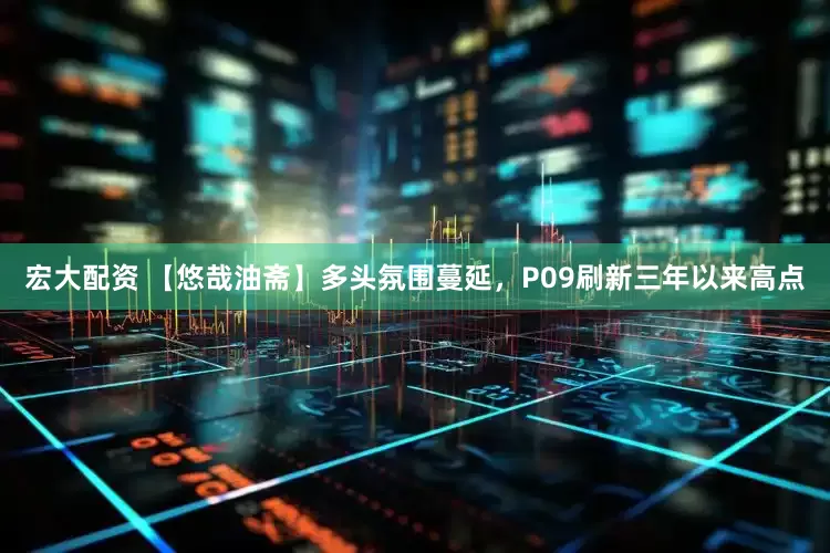 宏大配资 【悠哉油斋】多头氛围蔓延，P09刷新三年以来高点