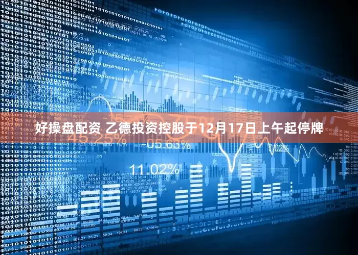 好操盘配资 乙德投资控股于12月17日上午起停牌